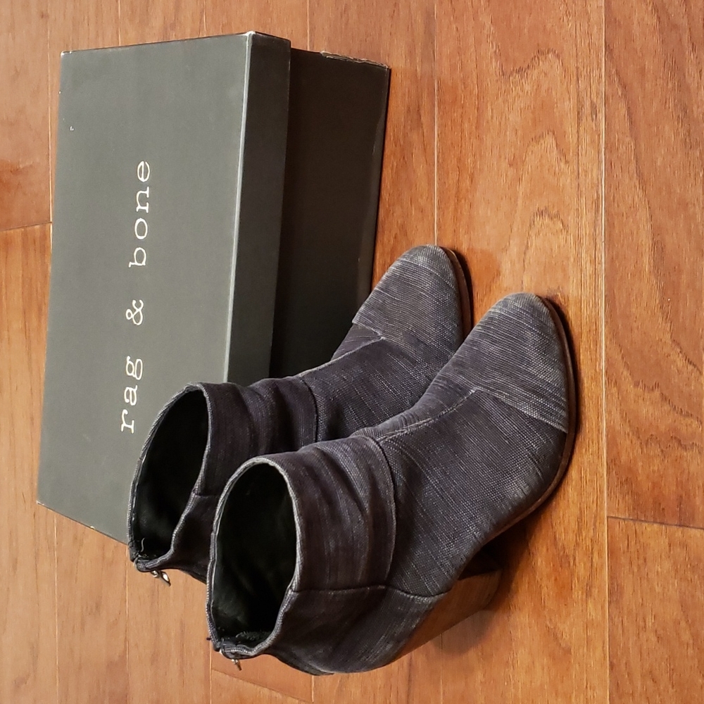 Rag & Bone Canvas Newbury Boots
